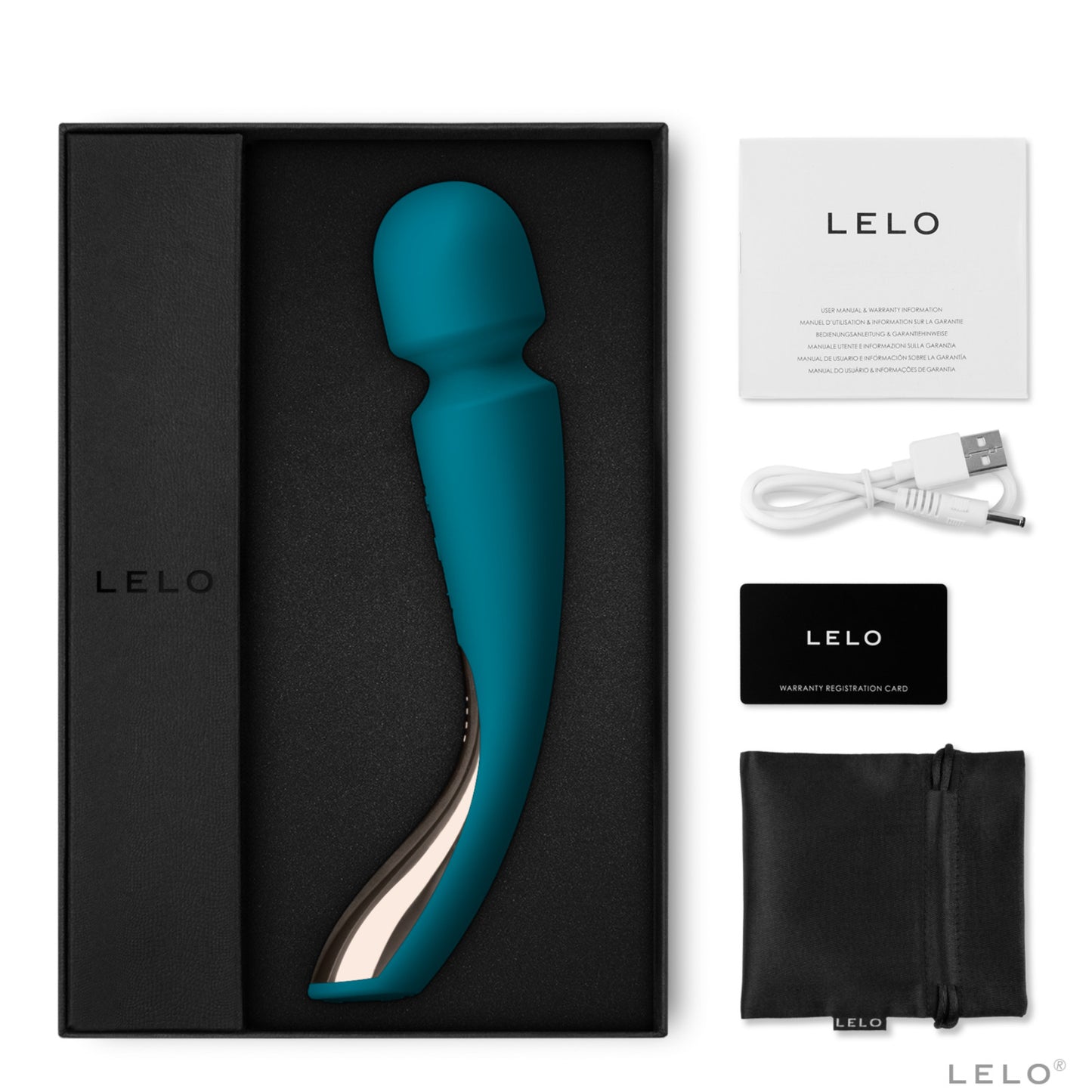 LELO Smart Wand 2 Medium - Ocean Blue