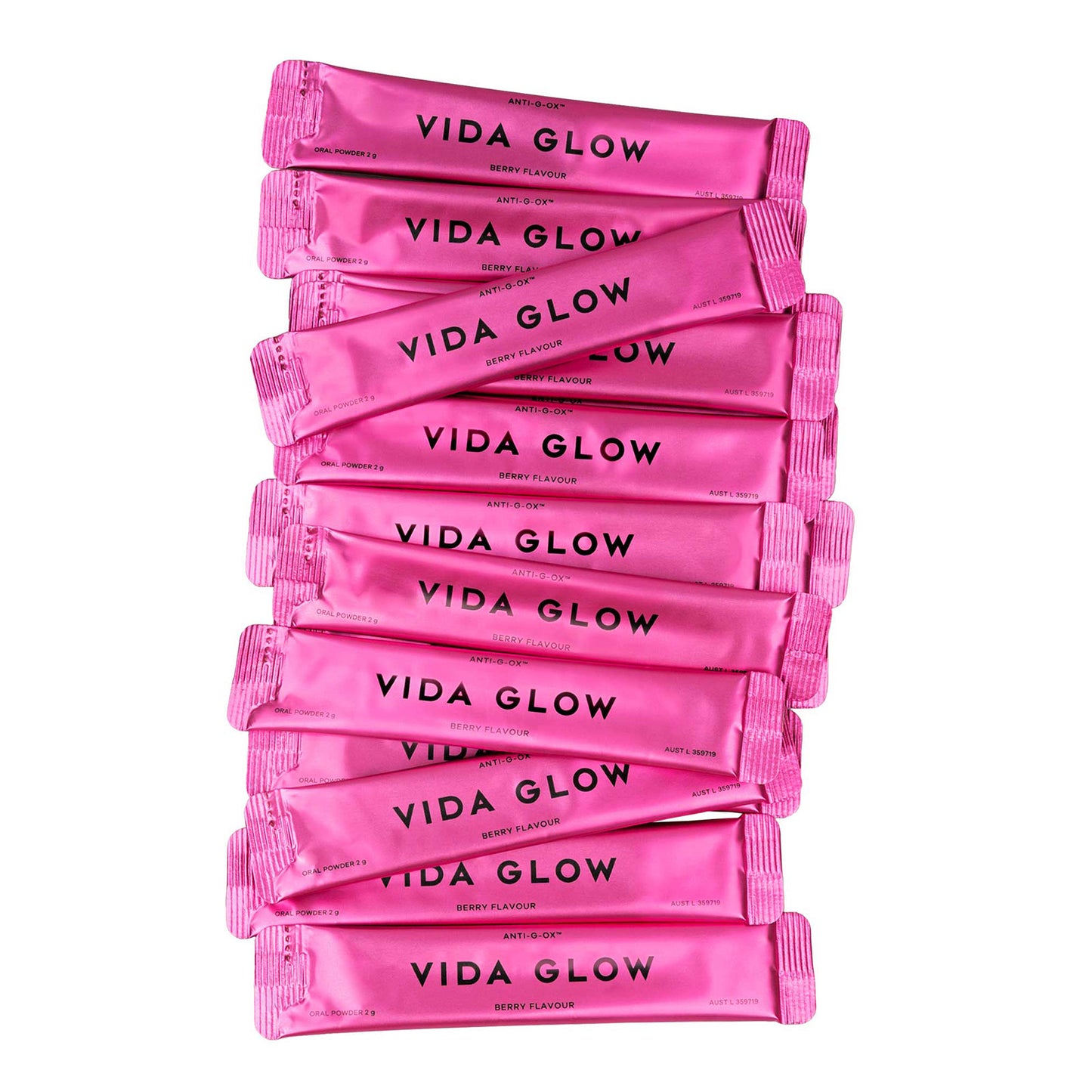 Vida Glow Anti-G-Ox Antioxidant Powder - Berry 30 x 2g