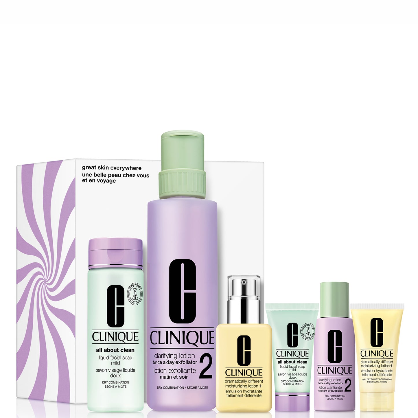 Clinique Great Skin Everywhere Set for Dry-Combination Skin