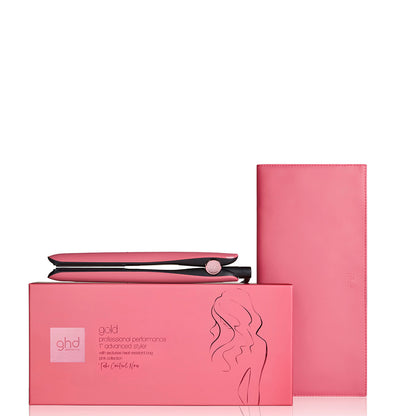 ghd Gold Hair Straightener in Rose Pink