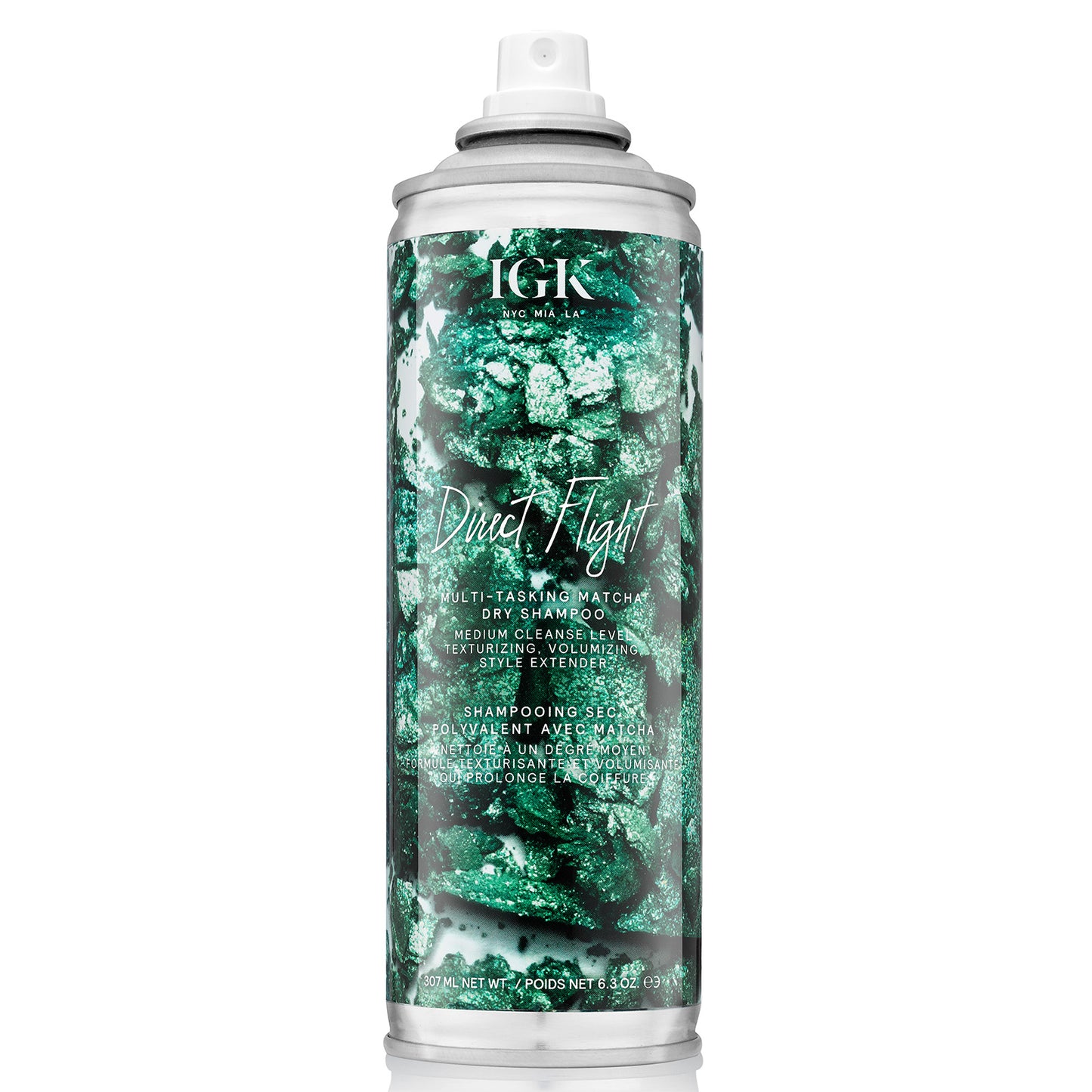 IGK Direct Flight Multi-Tasking Matcha Dry Shampoo 307ml