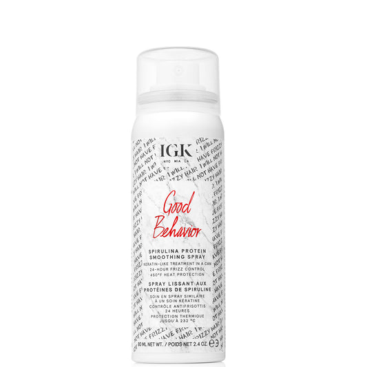 IGK Good Behavior Spirulina Protein Smoothing Spray Travel 80ml