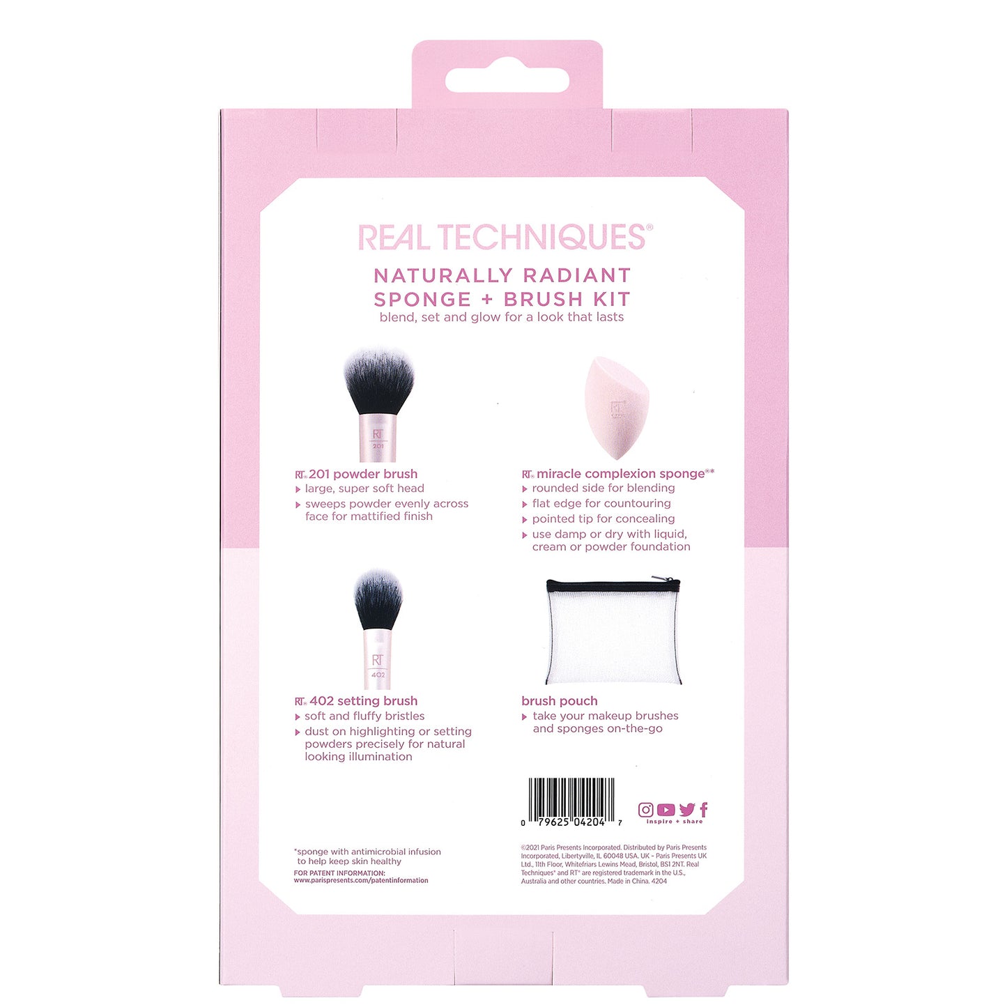 Real Techniques Naturally Radiant Sponge and Brush Kit