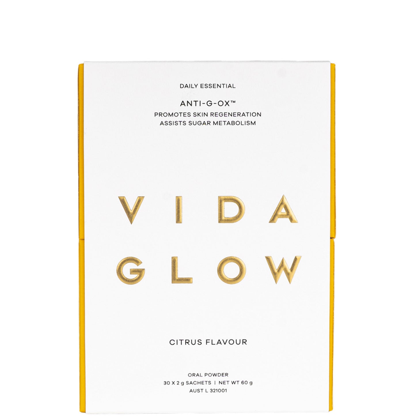 Vida Glow Anti-G-Ox Antioxidant Powder - Citrus 30 x 2g