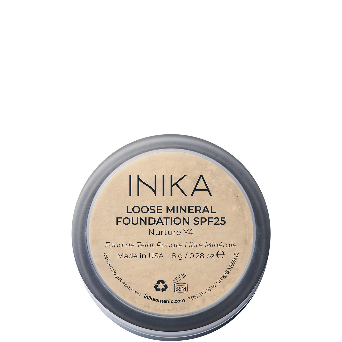 INIKA Loose Mineral Foundation SPF25 8g (Various Shades)