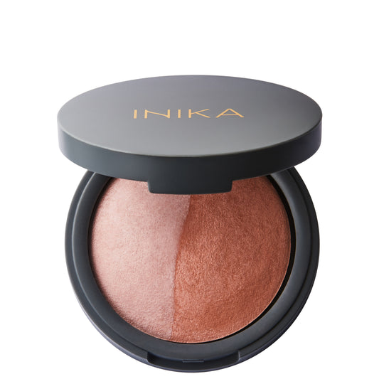 INIKA Baked Blush Duo - Pink Tickle