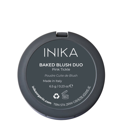 INIKA Baked Blush Duo - Pink Tickle