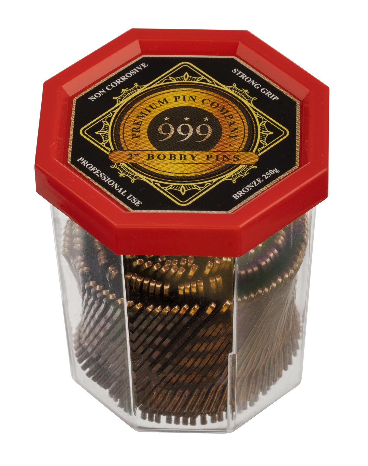 999 Bobby Pins 250g Tub 2" Bronze