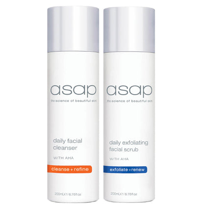 asap Exclusive Daily Cleanse and Exfoliate Set