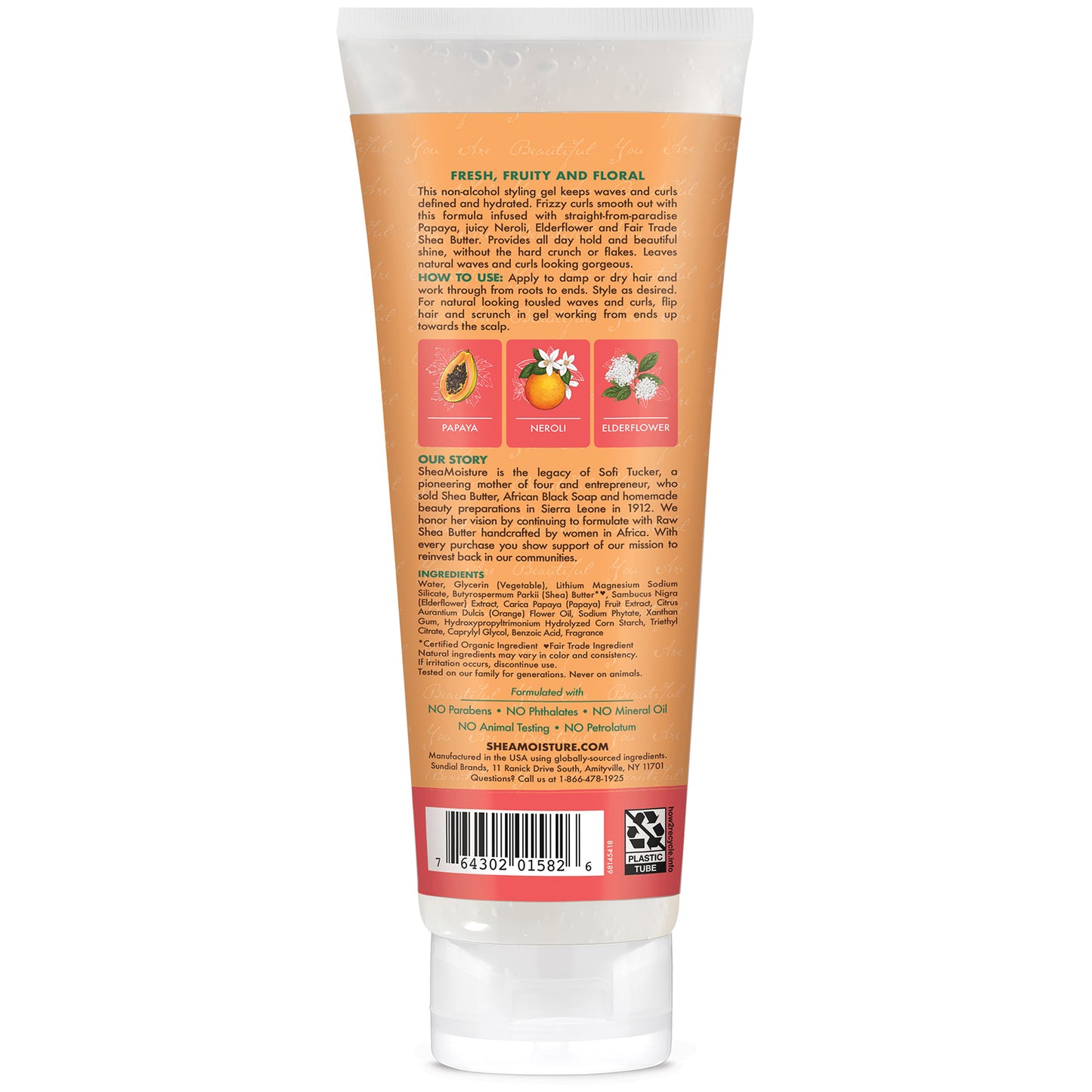 SheaMoisture Papaya and Neroli All Day Frizz Control Styling Gel 237ml