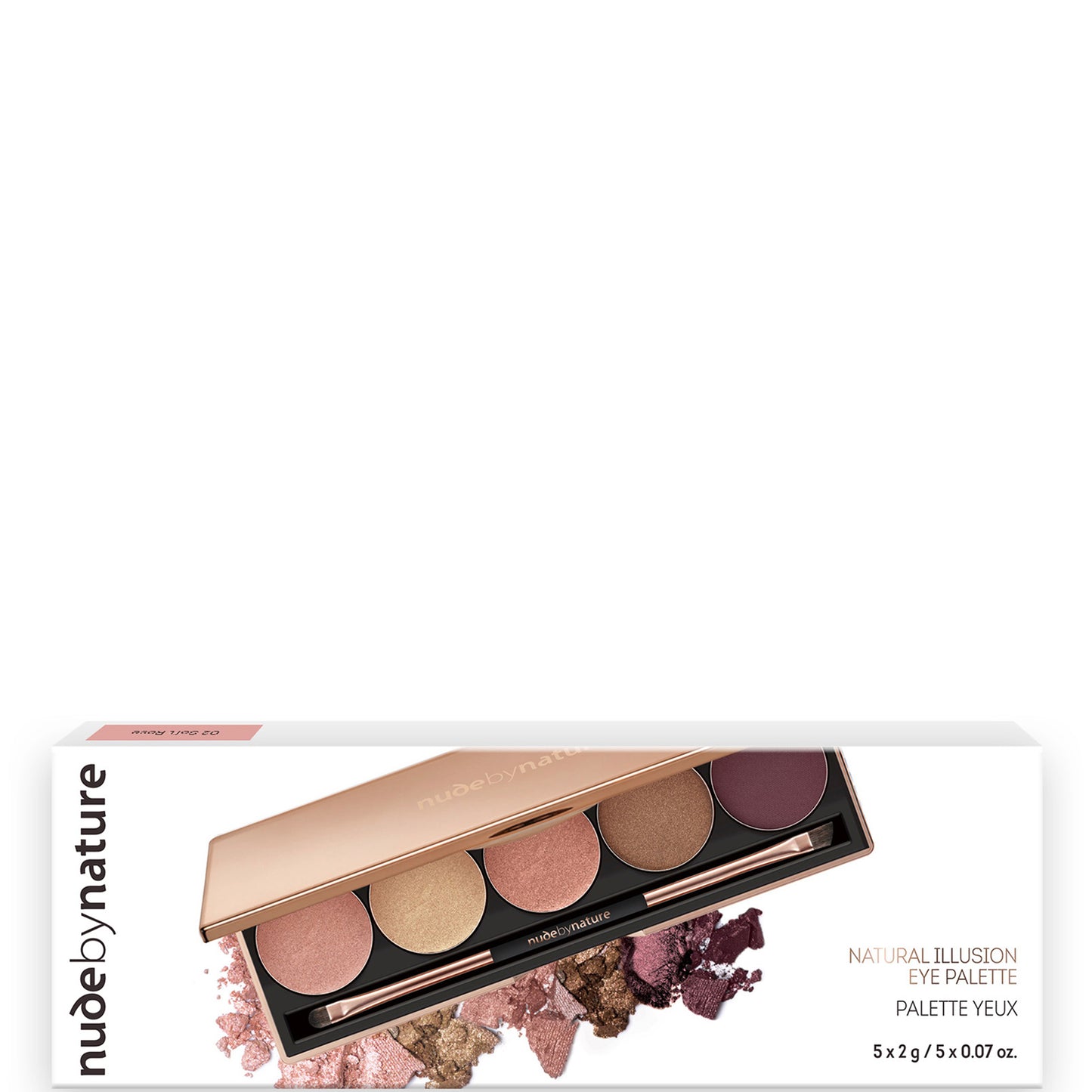 Nude by Nature Natural Illusion Eye Palette - Soft Rose