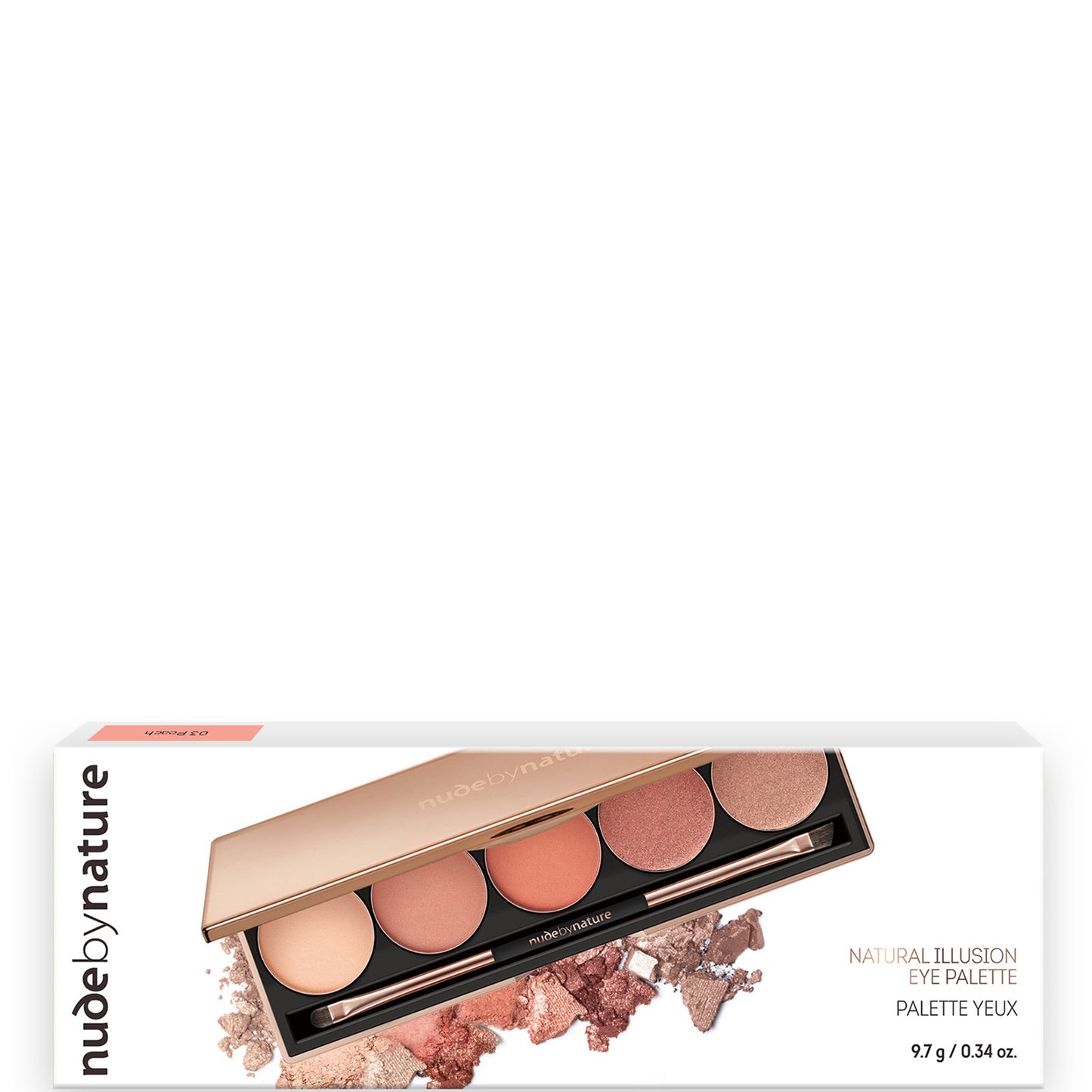 Nude by Nature Natural Illusion Eye Palette - Peach