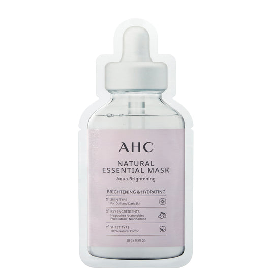 AHC Natural Essential Mask Aqua Brightening 28g (5 Pack)