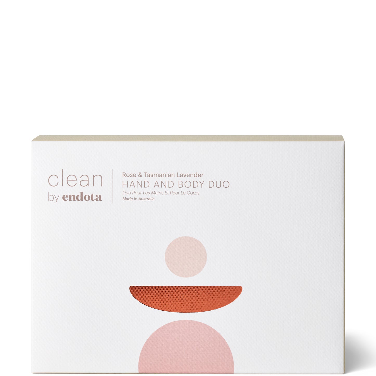 Clean by endota Rose and Tasmanian Lavender Duo Pack