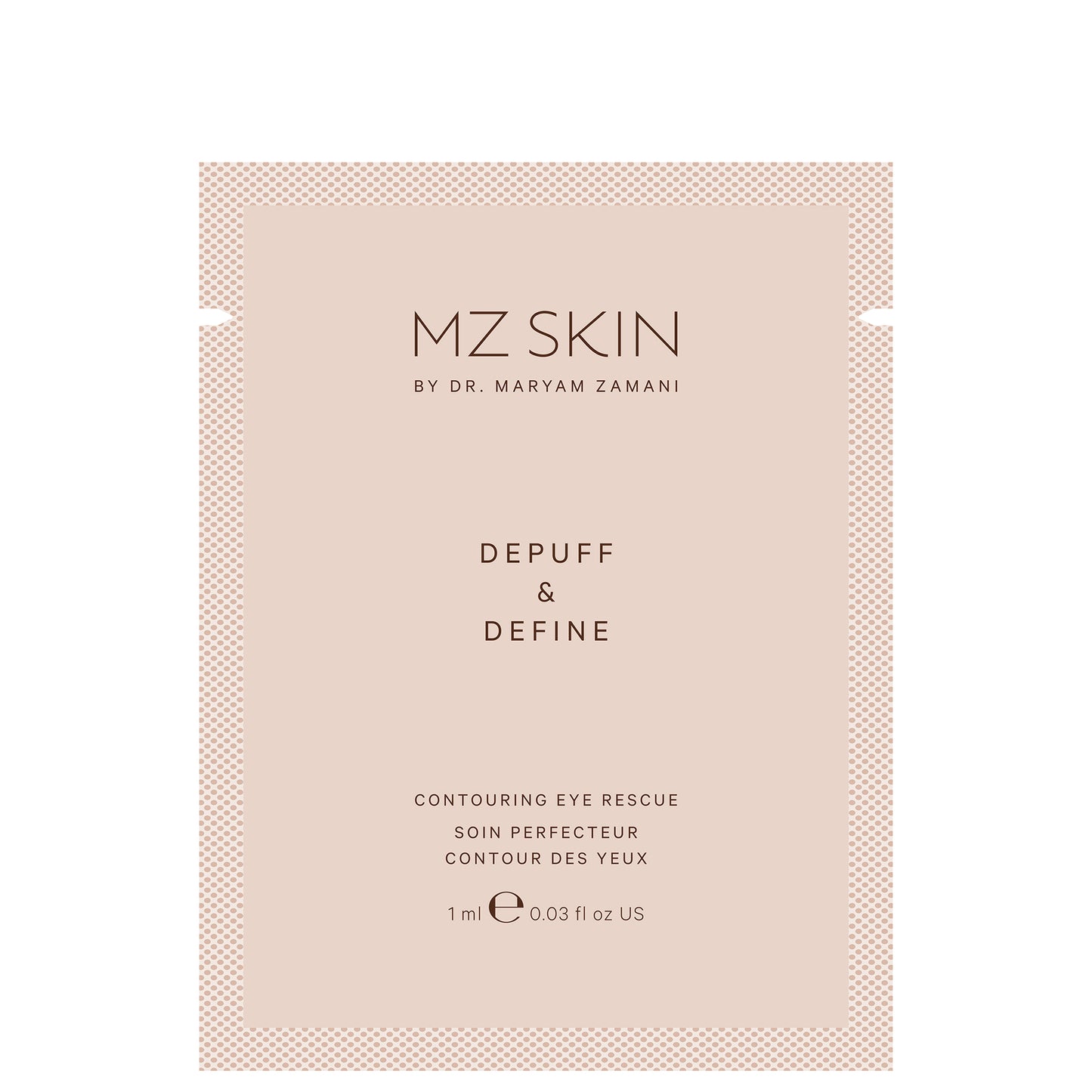 MZ Skin Depuff and Define Contouring Eye Rescue Sachet 1ml