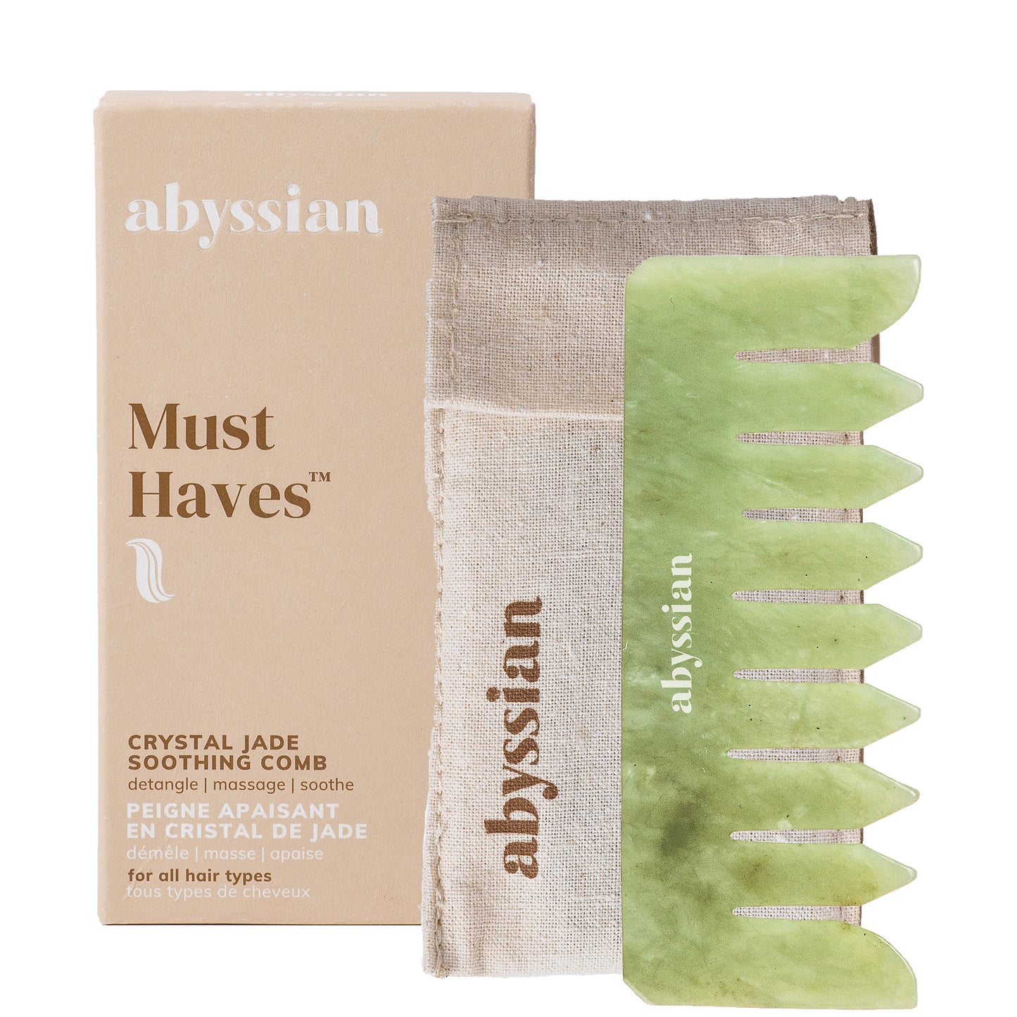 Abyssian Crystal Jade Soothing Comb