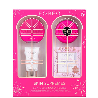 FOREO Skin Supremes LUNA Mini 3 and UFO Mini 2 Set