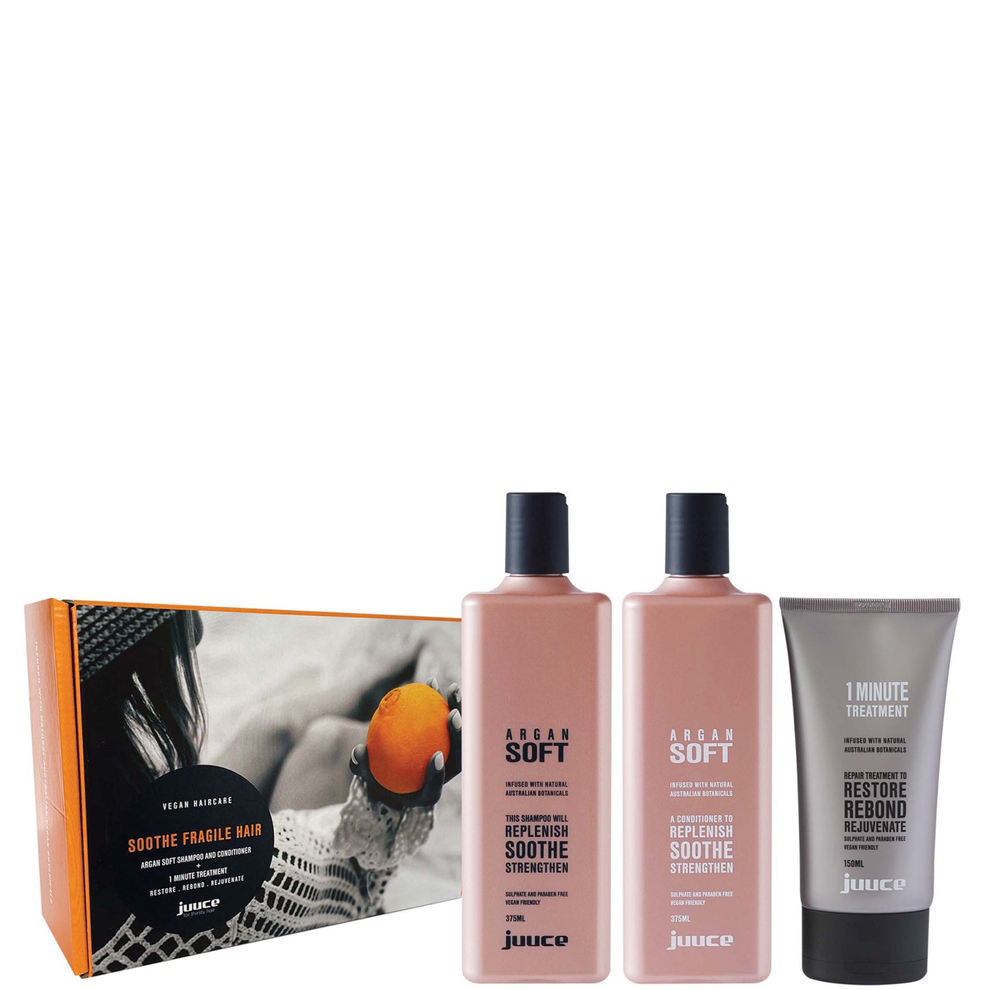 Juuce Vegan Argan Soft Trio Pack