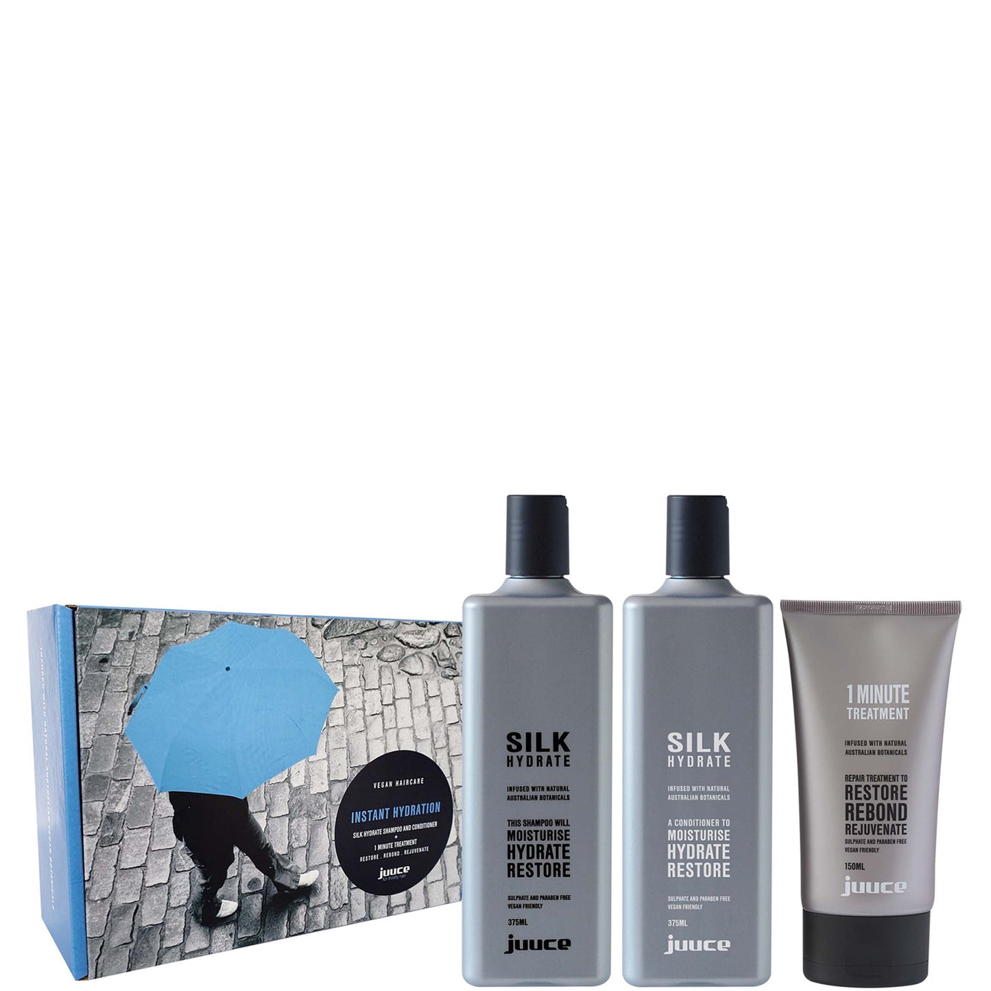 Juuce Vegan Silk Hydrate Trio Pack