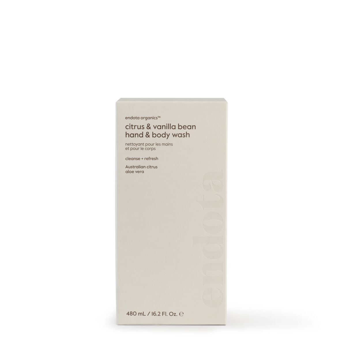endota Citrus & Vanilla Bean Hand & Body Wash 480ml