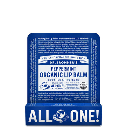 Dr. Bronner's Organic Lip Balm - Peppermint