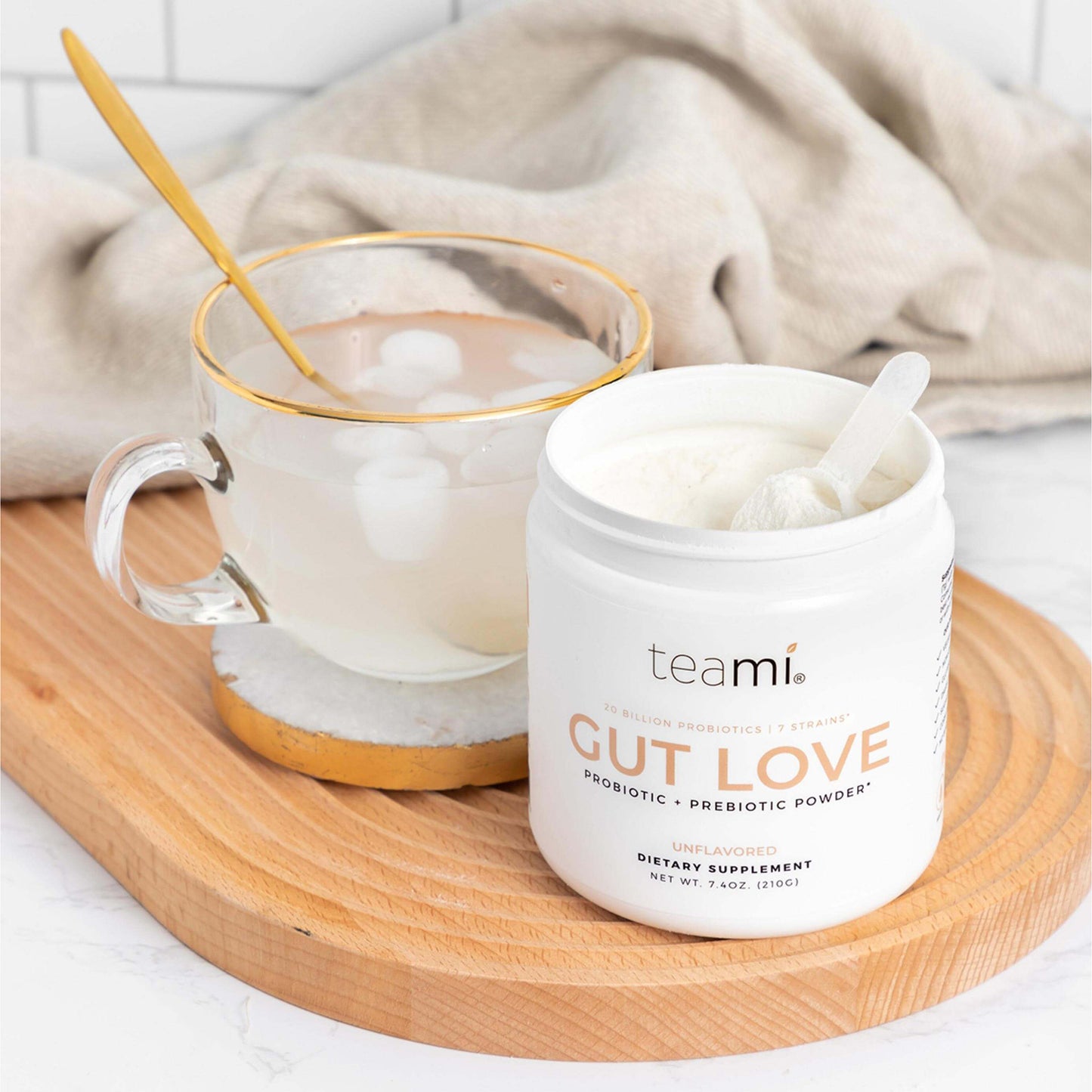 Teami Gut Love Probiotic and Prebiotic Powder - Unflavoured