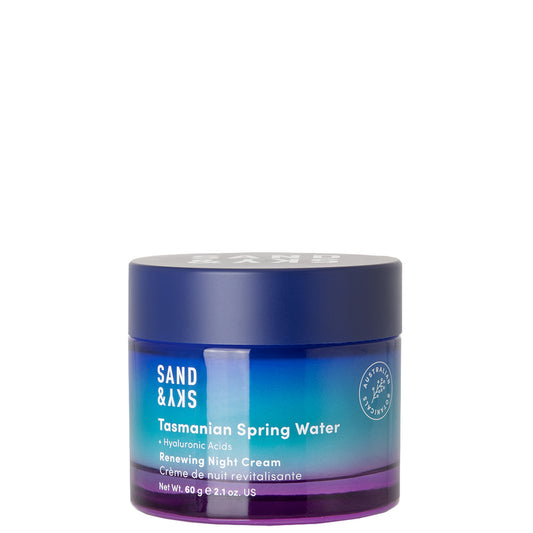 Sand & Sky Tasmanian Spring Water Night Cream 60g