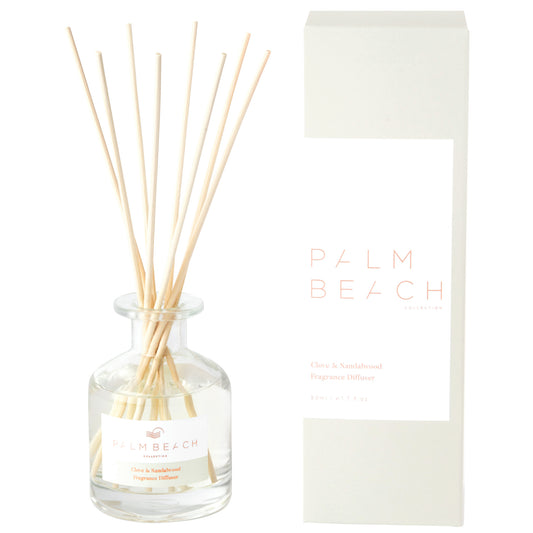 Palm Beach Collection Clove and Sandalwood Mini Fragrance Diffuser 50ml