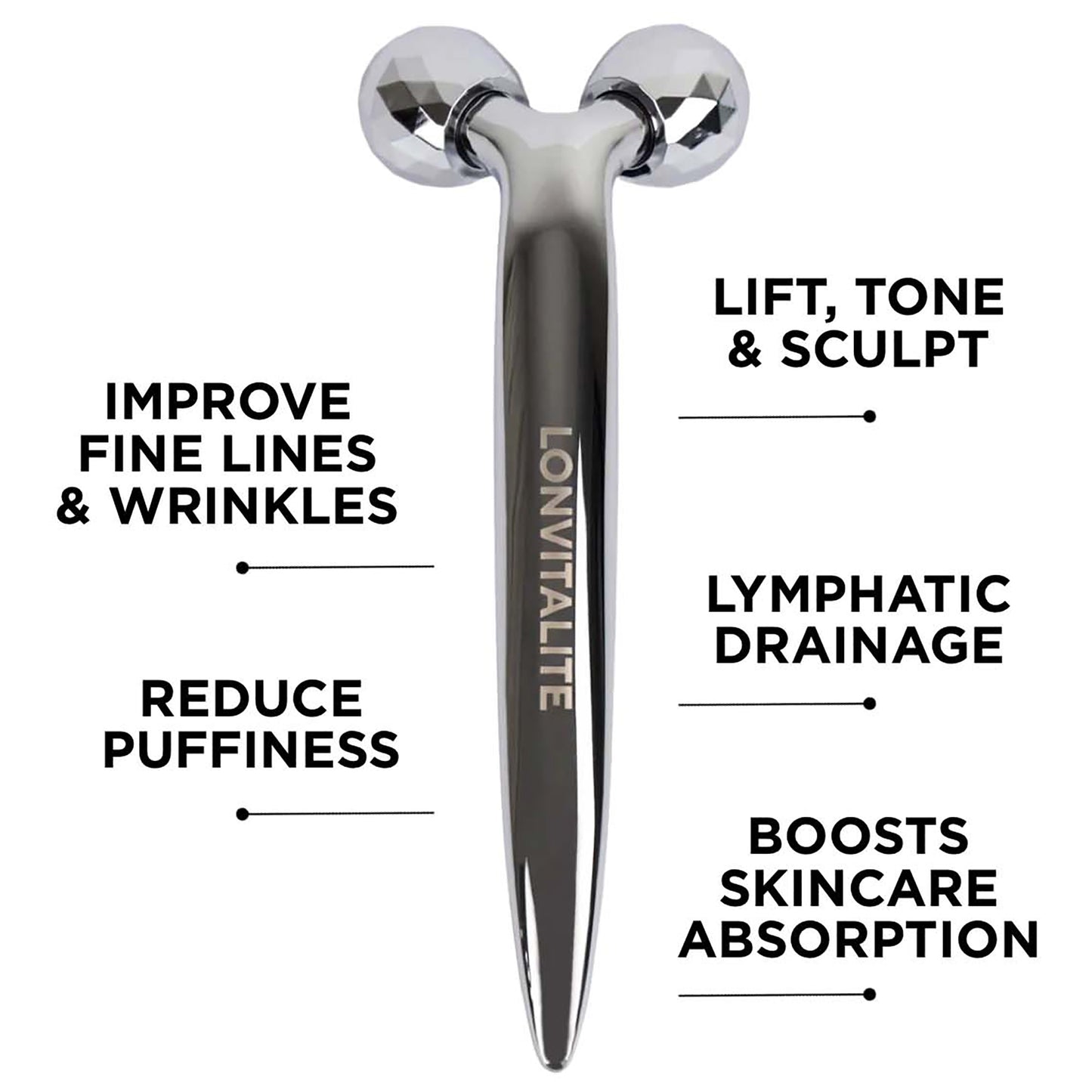 Lonvitalite Platinum Contour Face Roller