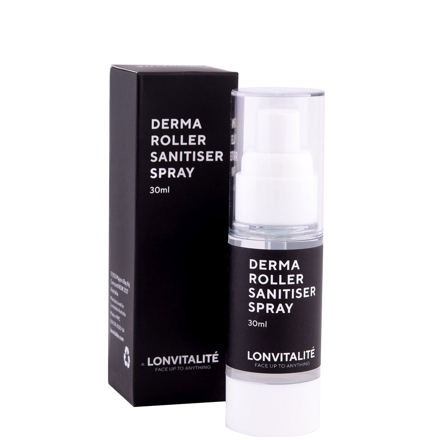 Lonvitalite Derma Roller Sanitiser Spray 30ml