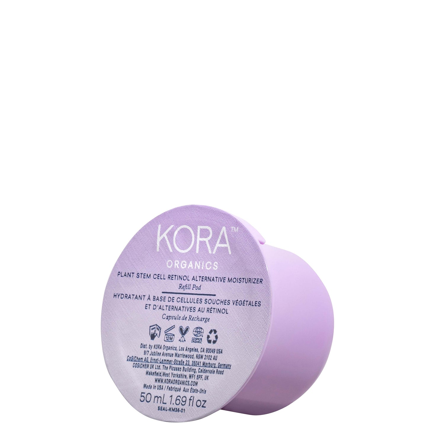 KORA Organics Plant Stem Cell Retinol Alternative Moisturizer Refill Pod 50ml