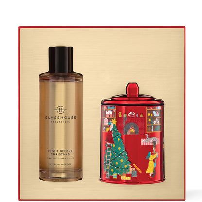 Glasshouse Fragrances Night Before Christmas Interior Fragrance Gift Set