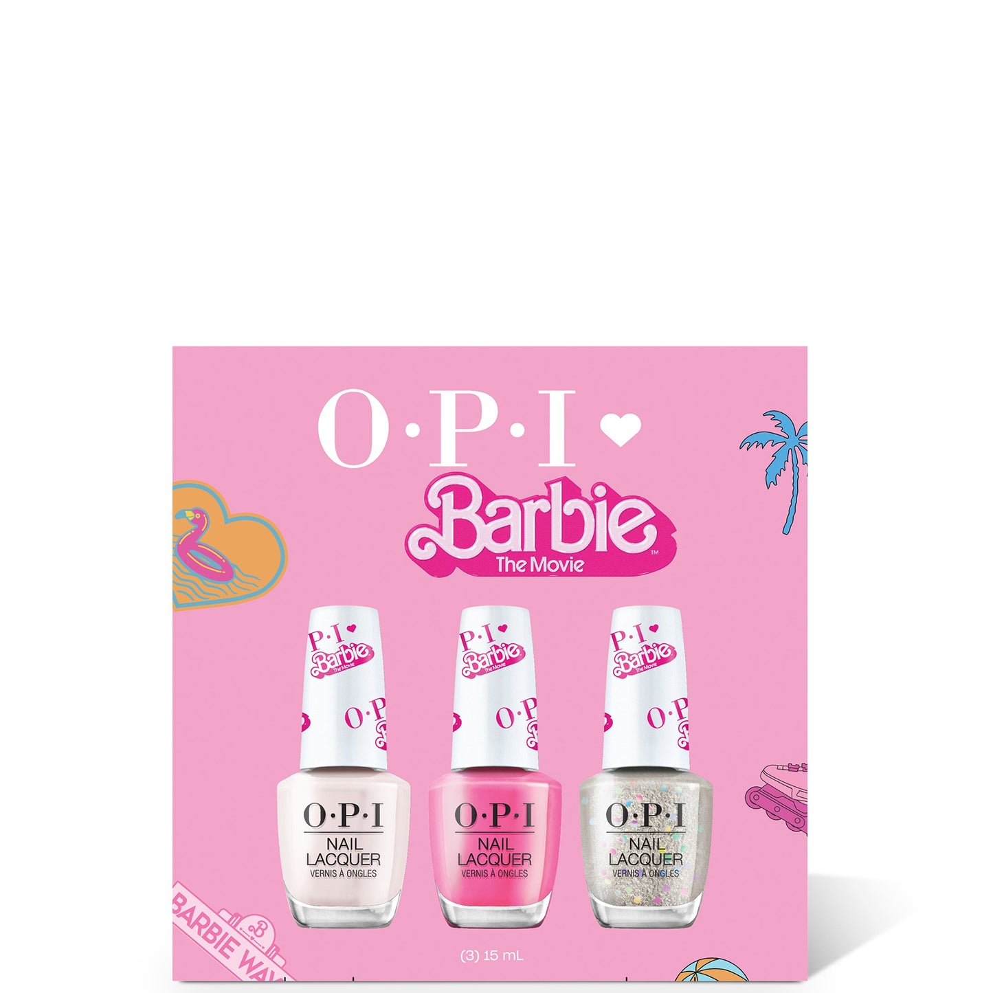 OPI Nail Lacquer OPI BARBIE 15ml Trio Set