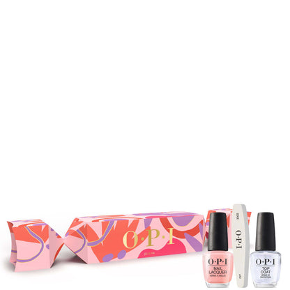 OPI Nail Lacquer Bon Bon Duo - Rosy Future, Top Coat, Edge File