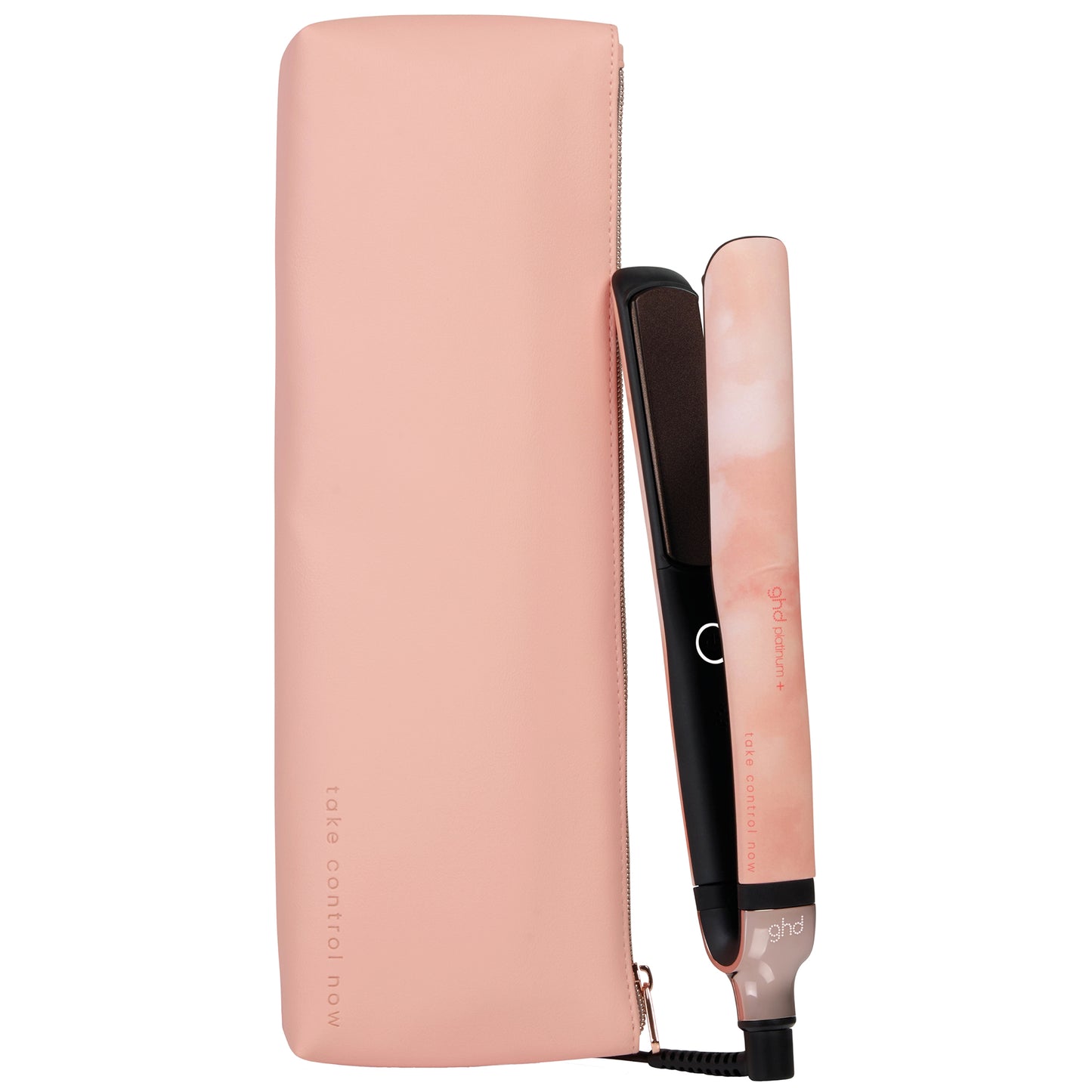 ghd Limited Edition Platinum+ Hair Straightener in Pink Peach