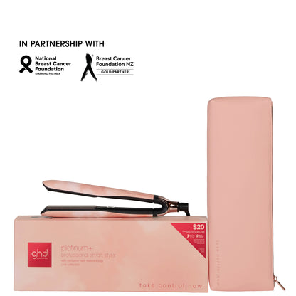 ghd Limited Edition Platinum+ Hair Straightener in Pink Peach