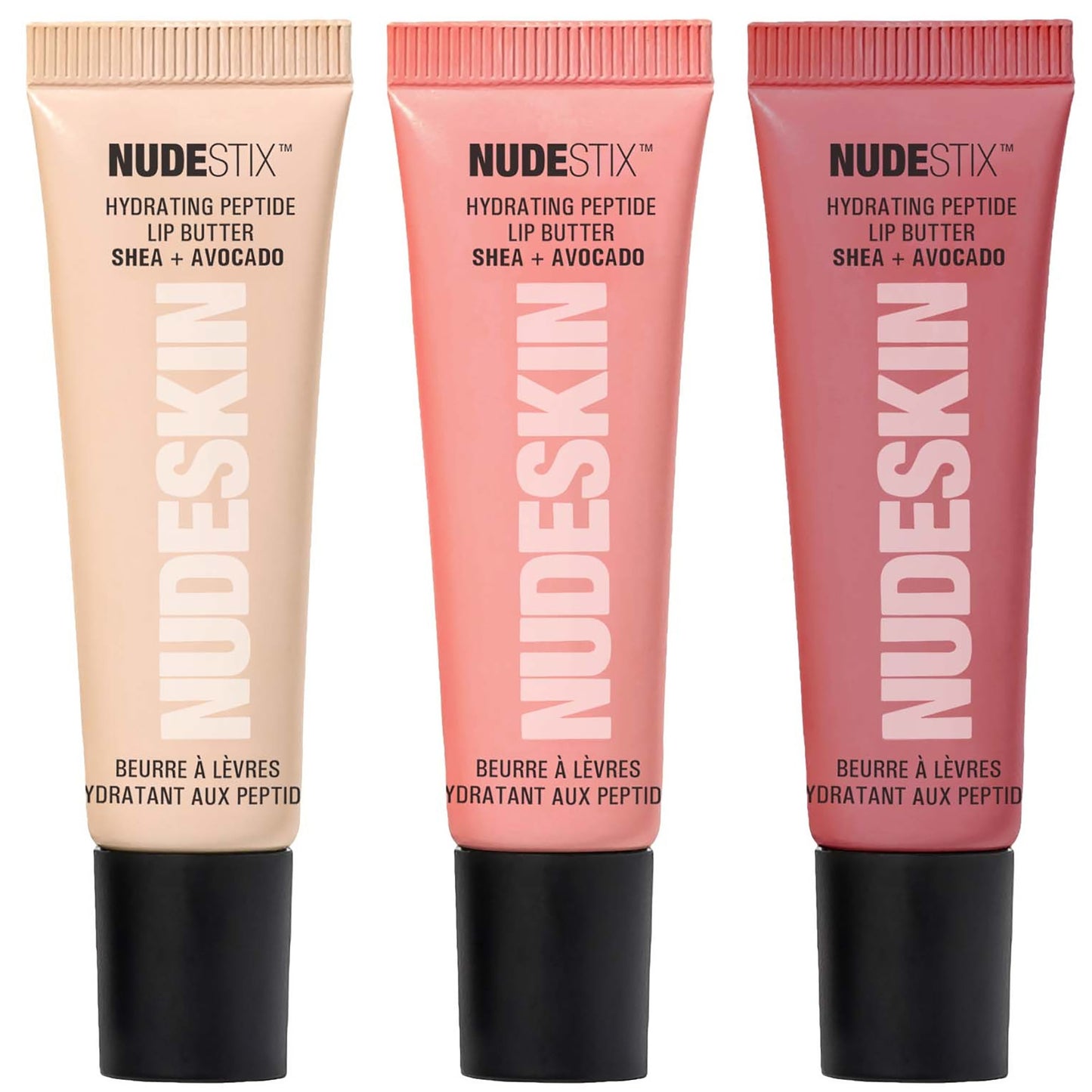 NUDESTIX Hydrating Peptide Lip Butter 3pc Set