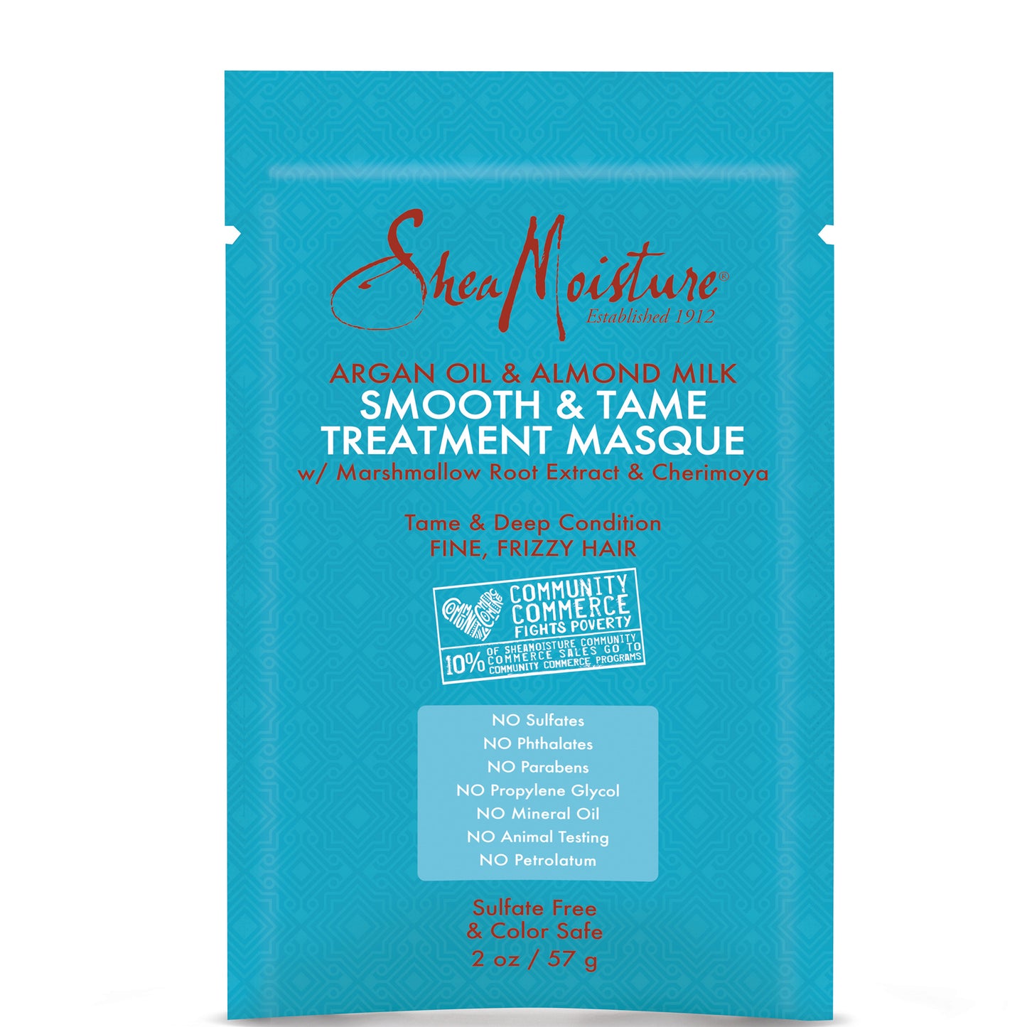 SheaMoisture Argan Oil and Almond Milk Treatment Masque Packette 57g