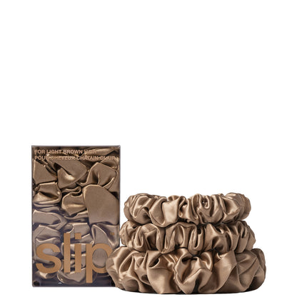 Slip Pure Silk Back To Basics Assorted Scrunchie Set (Various Colours)