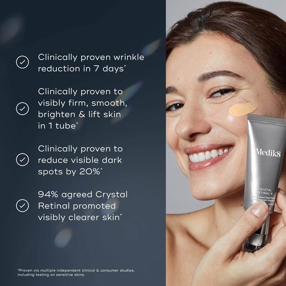 Medik8 Crystal Retinal 3 – Retinal Night Serum 30ml - Benefits