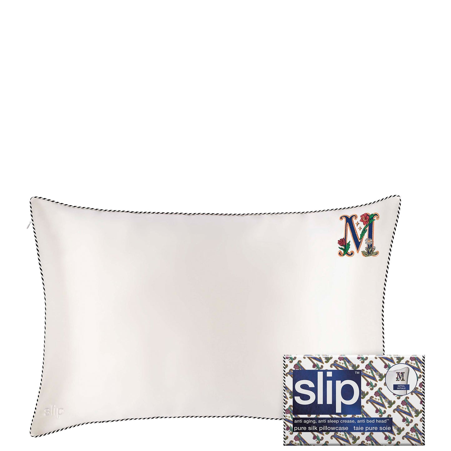 Slip Pure Silk Initial Collection Queen Pillowcase (Various Options)