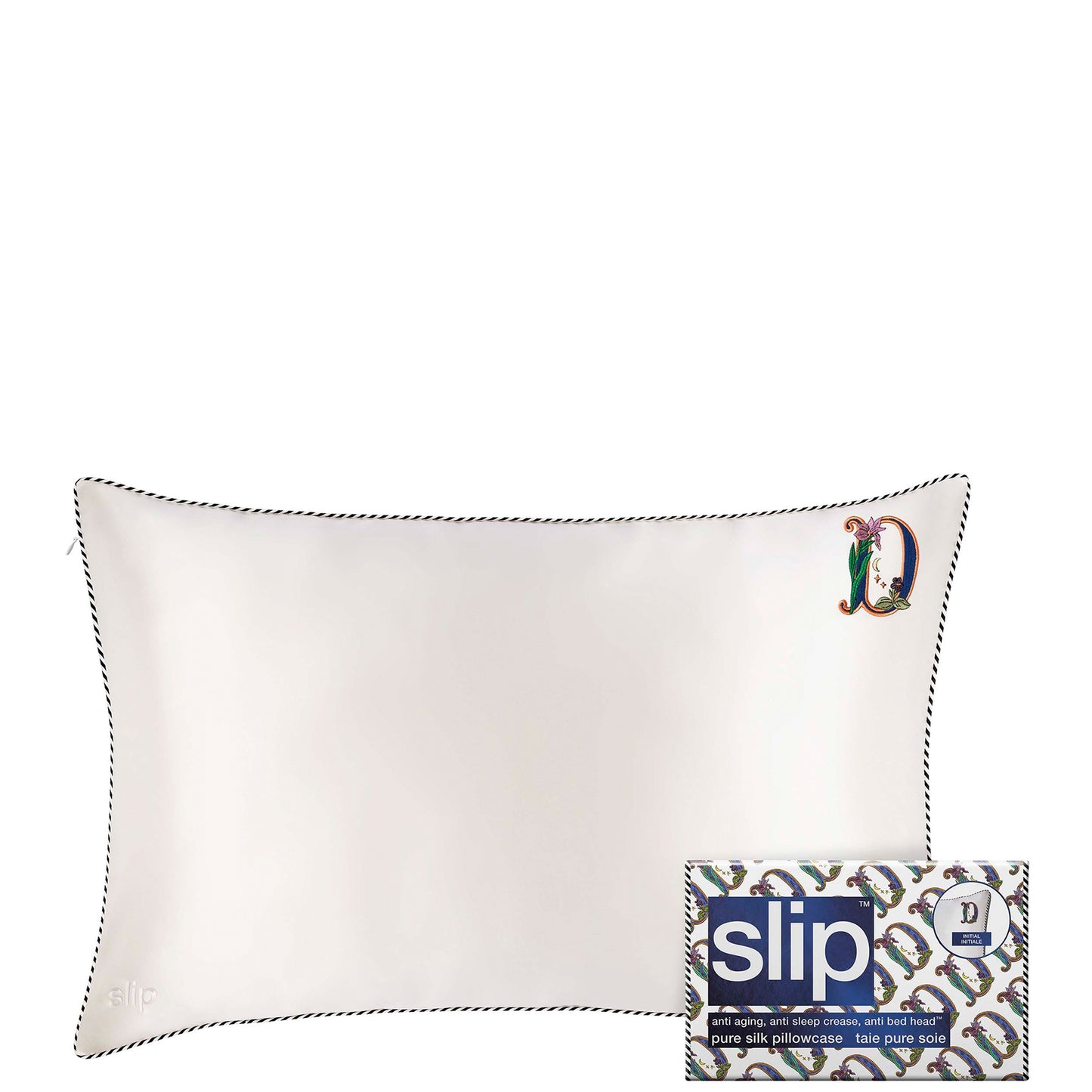 Slip Pure Silk Initial Collection Queen Pillowcase (Various Options)