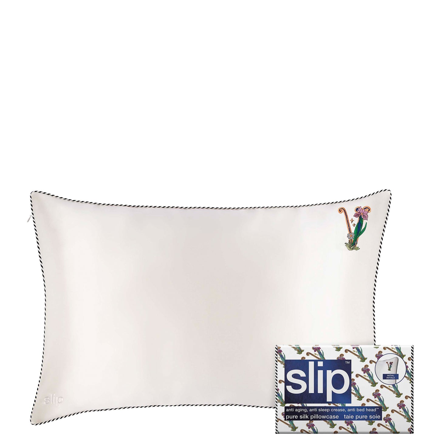 Slip Pure Silk Initial Collection Queen Pillowcase (Various Options)