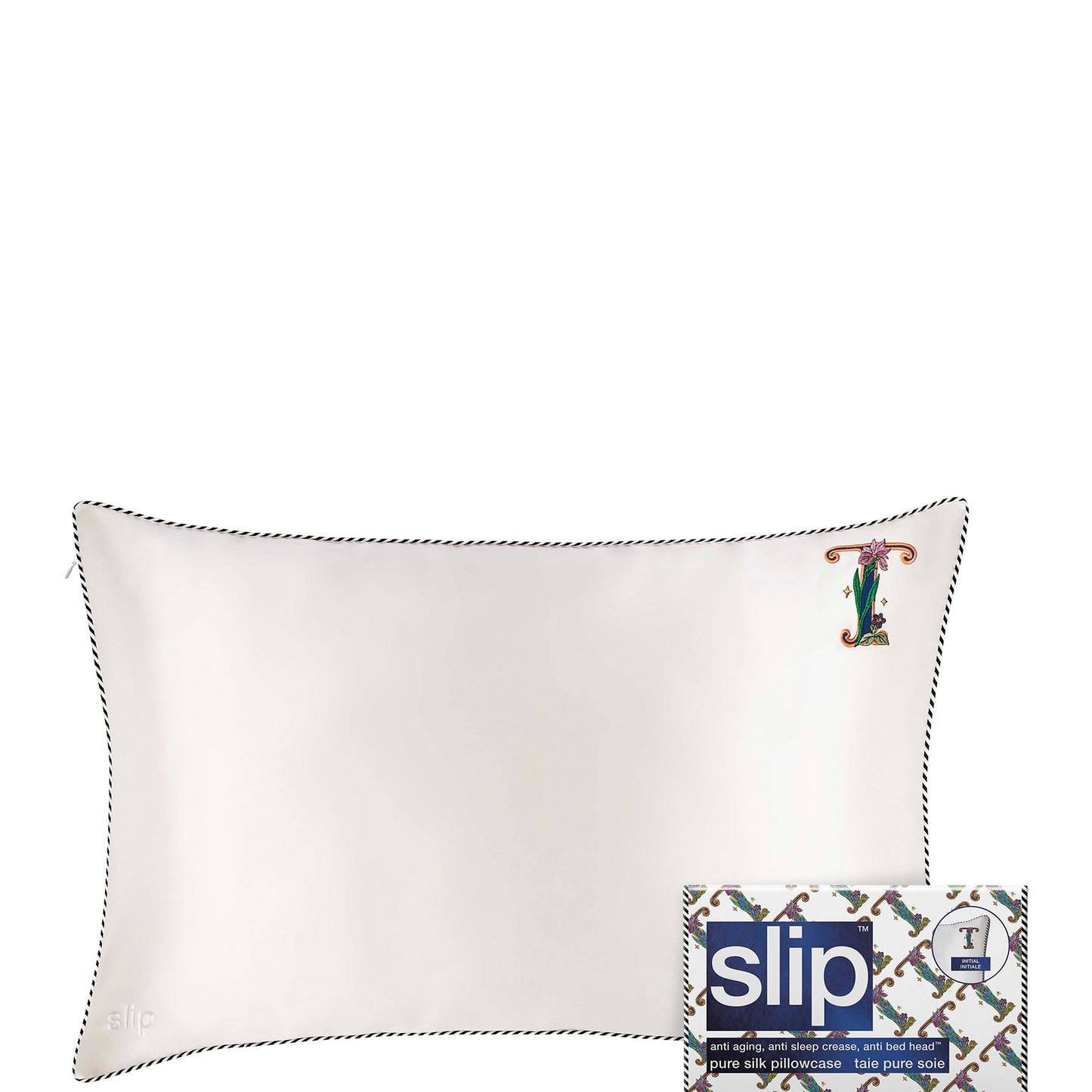 Slip Pure Silk Initial Collection Queen Pillowcase (Various Options)