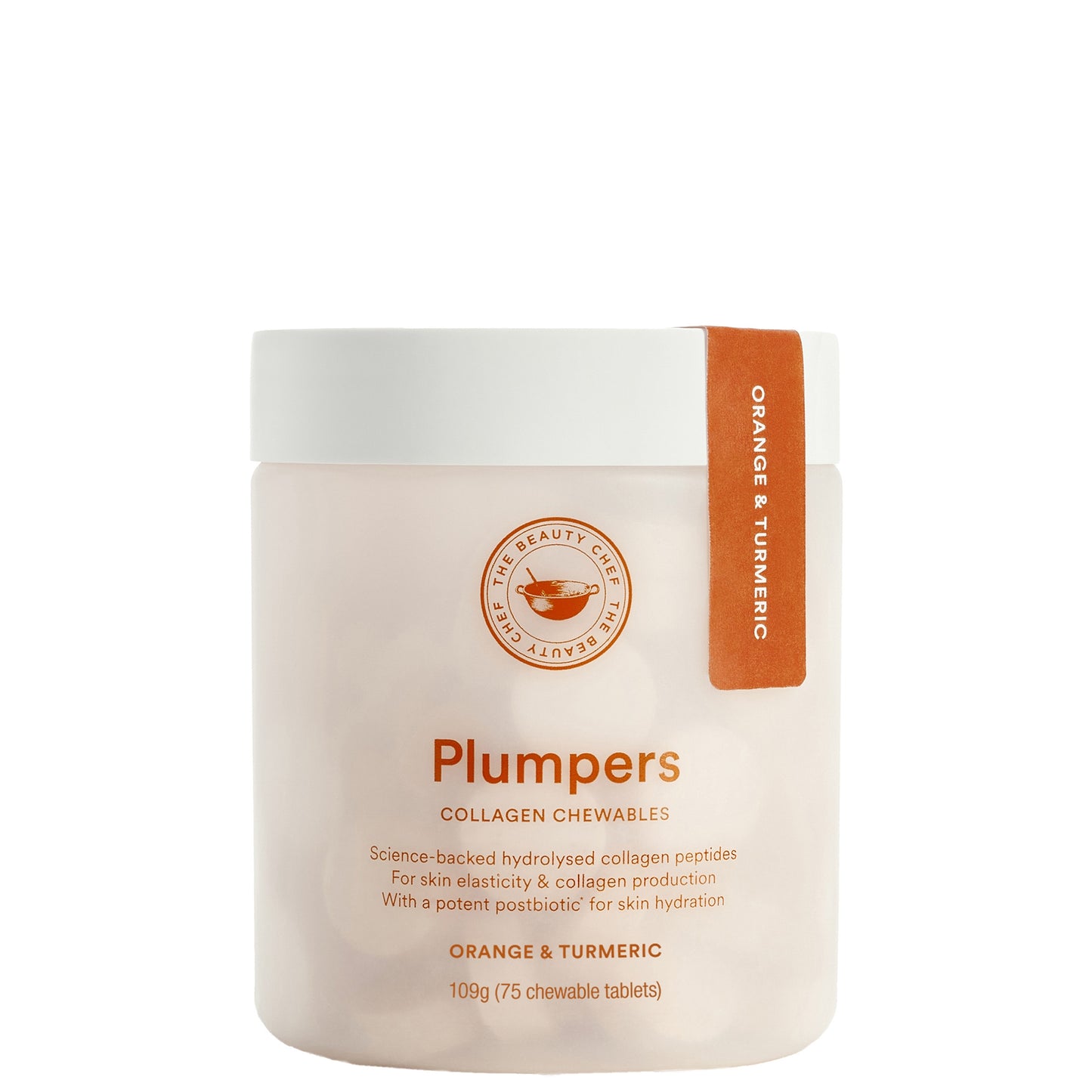 The Beauty Chef Collagen Plumpers Orange and Tumeric Gummies -75 Gummies