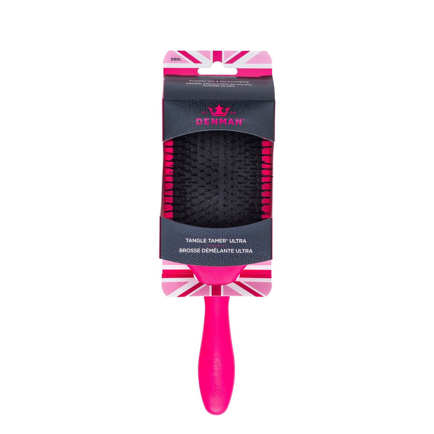 Denman D90L Tangle Tamer Ultra Brush Pink
