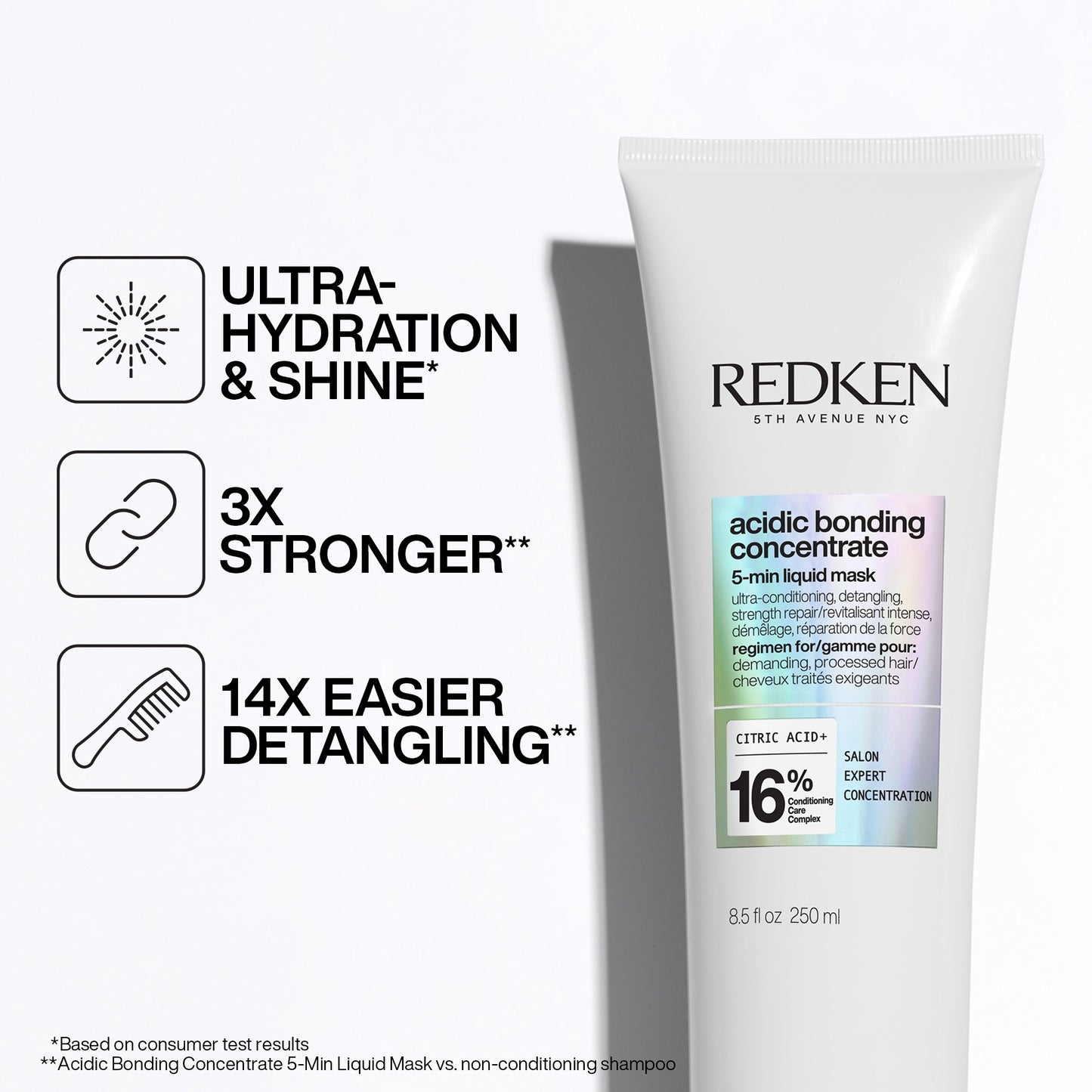 Redken Acidic Bonding Concentrate Liquid 5-minute mask 250ml