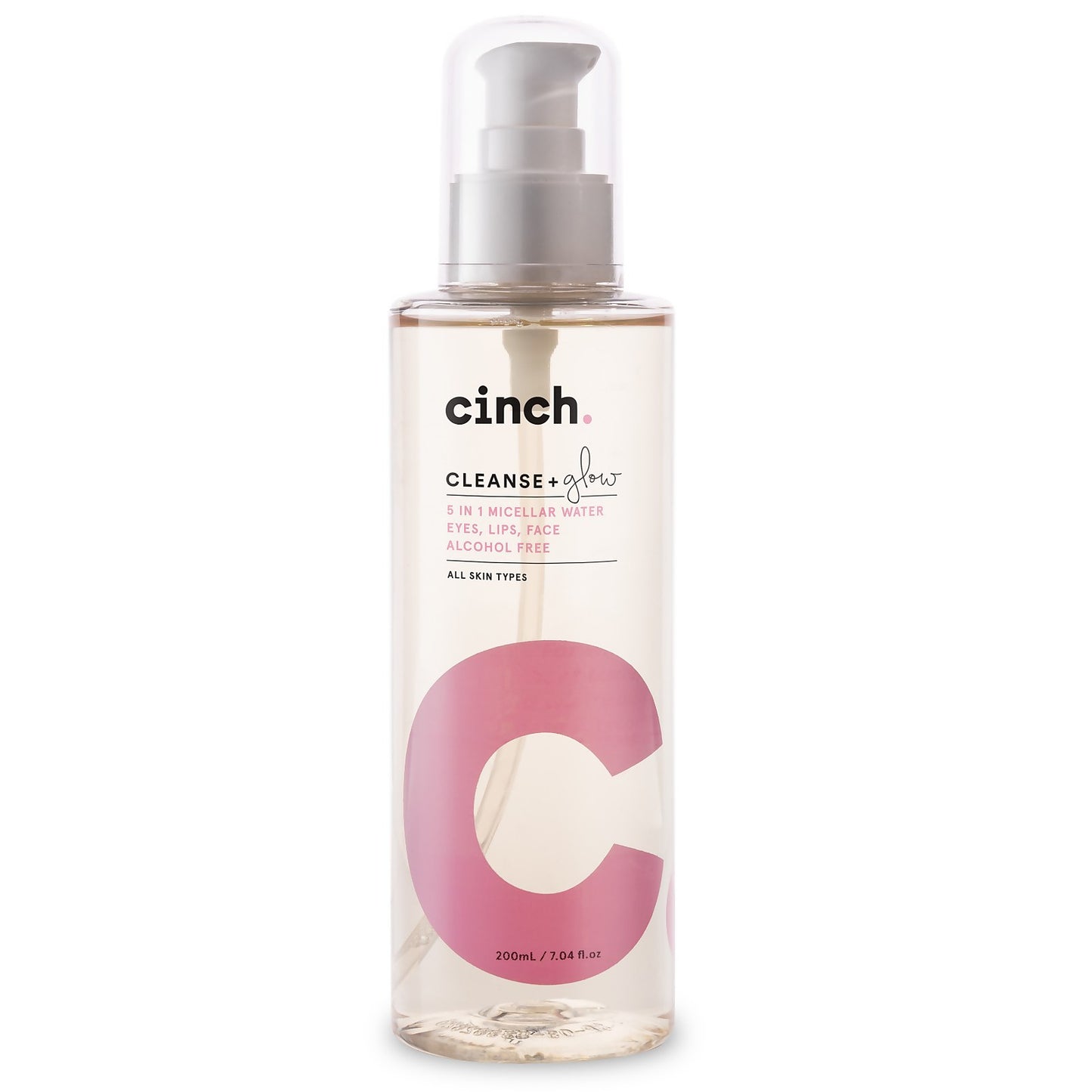 Cinch Cleanse + Glow Cleansing Water 200ml