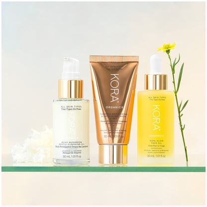 Kora Organics Nourish and Glow Trio