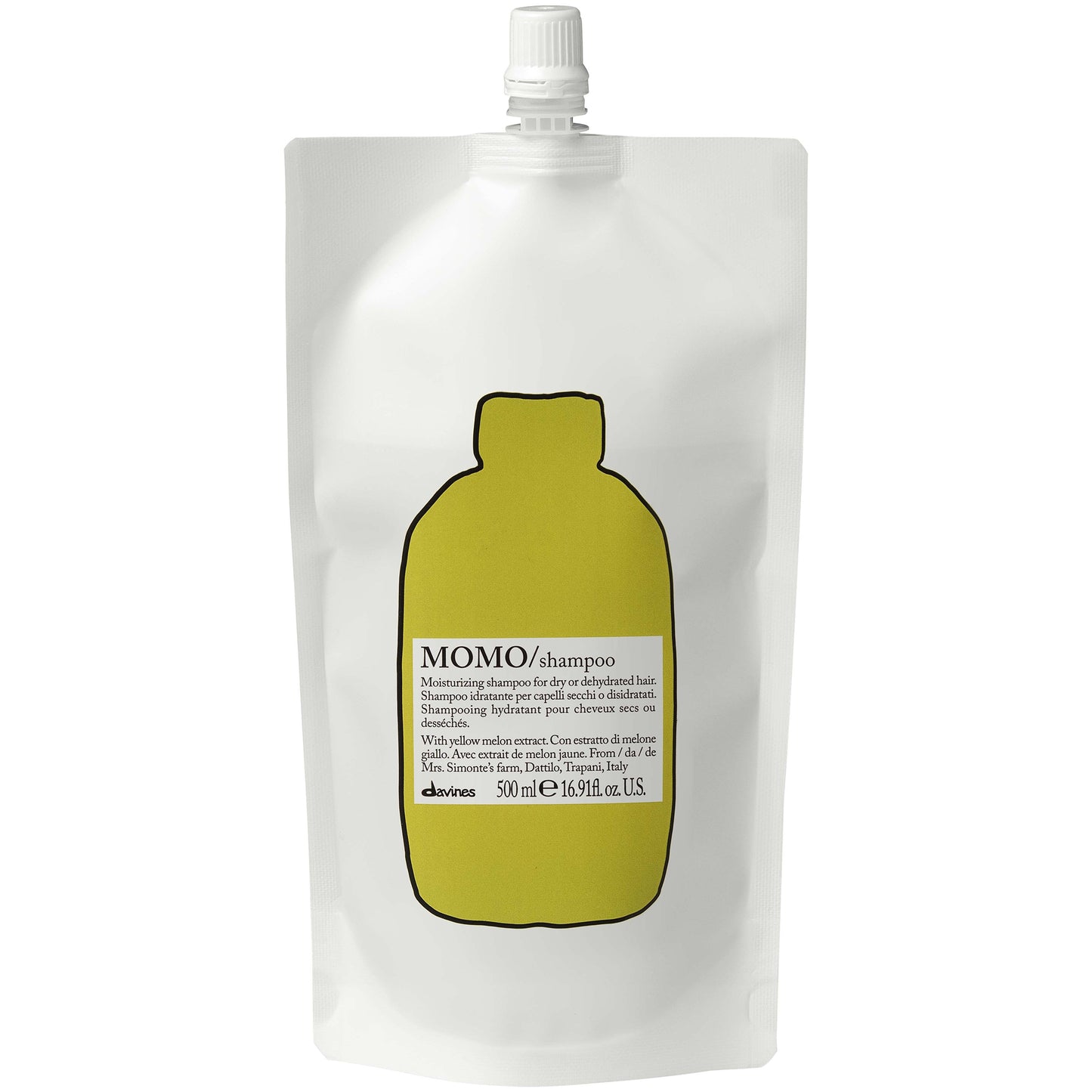 Davines Momo Shampoo 500ml Refill Pouch